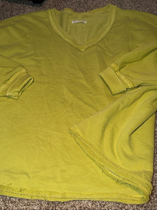 Free People Tops - Free People / We The Free Venice v-neck oversized sweatshirt (M) - like new!